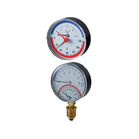 ABS Case Bimetall Thermo-manometer